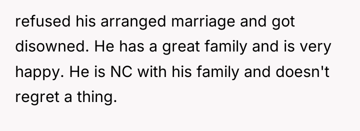refused his arranged marriage and got disowned. He has a...