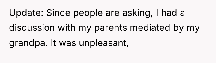 Update: Since people are asking, I had a discussion with...
