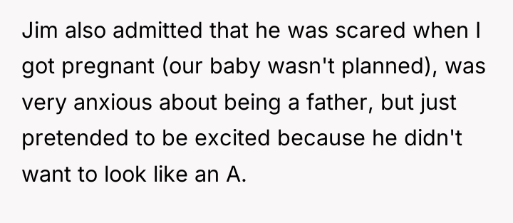 Jim also admitted that he was scared when I got...