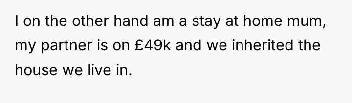 I on the other hand am a stay at home...