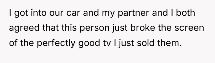 I got into our car and my partner and I...