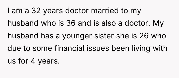 I am a 32 years doctor married to my husband...