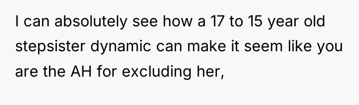 I can absolutely see how a 17 to 15 year...