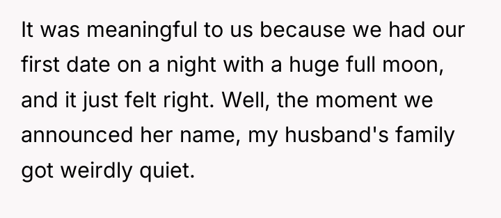 It was meaningful to us because we had our first...