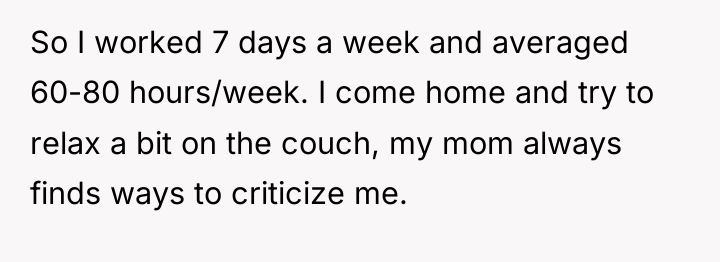 So I worked 7 days a week and averaged 60-80...