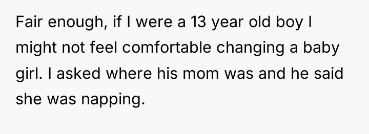Fair enough, if I were a 13 year old boy...