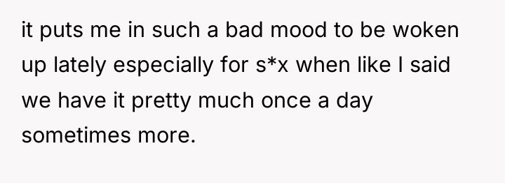 it puts me in such a bad mood to be...