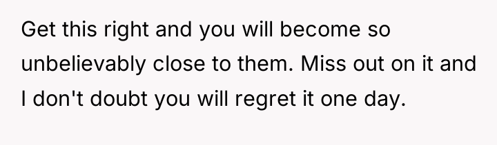 Get this right and you will become so unbelievably close...