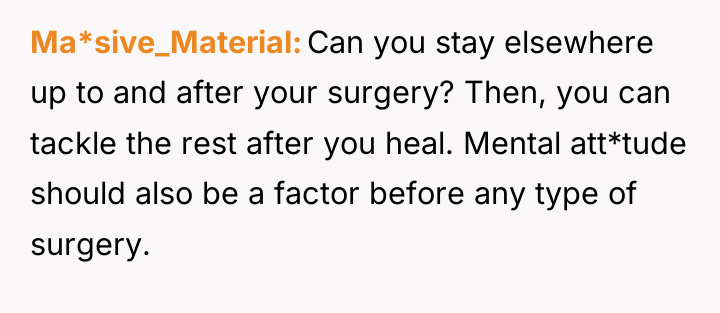 Ma*sive_Material Can you stay elsewhere up to and after your...