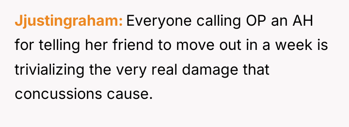 Jjustingraham Everyone calling OP an AH for telling her friend...