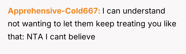 Apprehensive-Cold667 I can understand not wanting to let them keep...