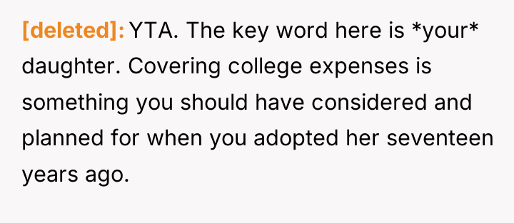 [deleted] YTA. The key word here is *your* daughter. Covering...