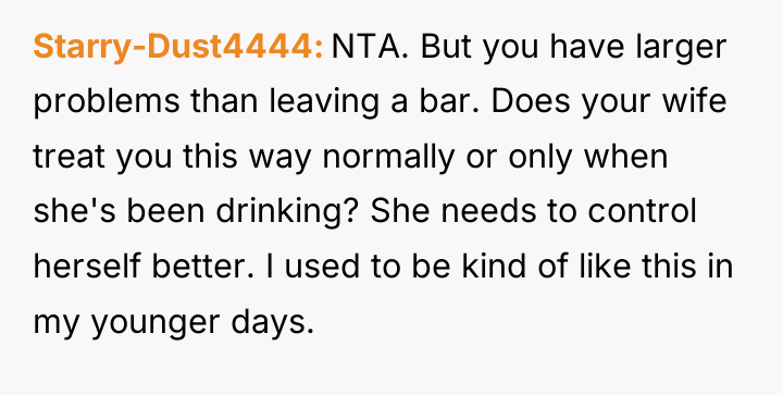 Starry-Dust4444 NTA. But you have larger problems than leaving a...