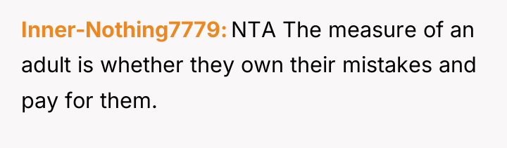 Inner-Nothing7779 NTA The measure of an adult is whether they...