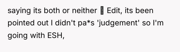 saying its both or neither Edit, its been pointed...
