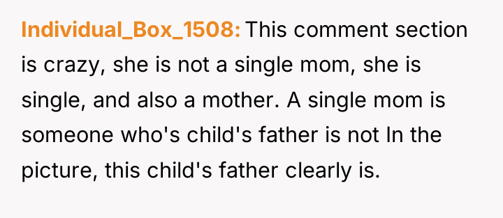 Individual_Box_1508 This comment section is crazy, she is not a...
