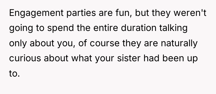 Engagement parties are fun, but they weren't going to spend...