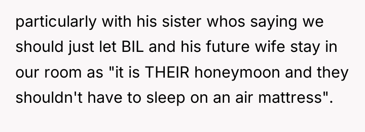 particularly with his sister whos saying we should just let...