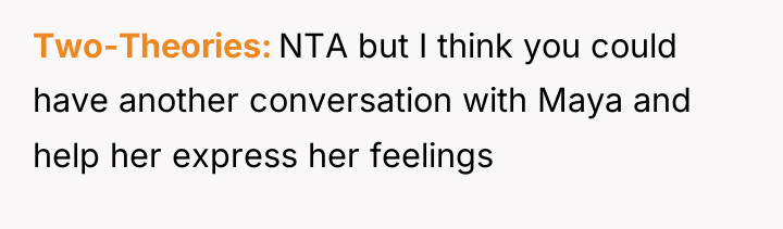 Two-Theories NTA but I think you could have another conversation...