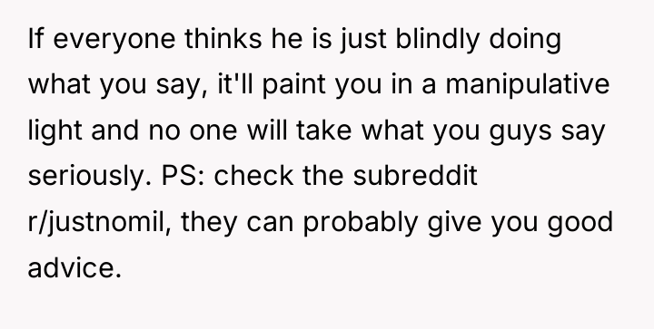 If everyone thinks he is just blindly doing what you...