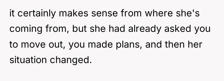 it certainly makes sense from where she's coming from, but...
