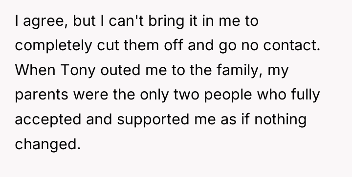 I agree, but I can't bring it in me to...