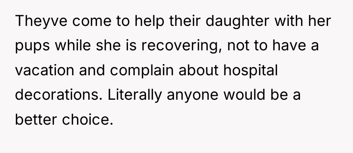 Theyve come to help their daughter with her pups while...