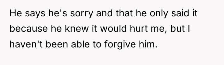 He says he's sorry and that he only said it...