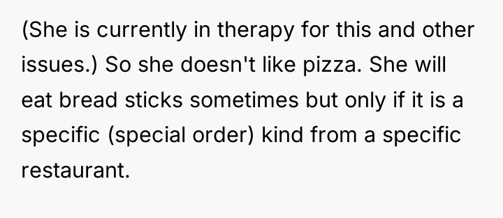 (She is currently in therapy for this and other issues.)...