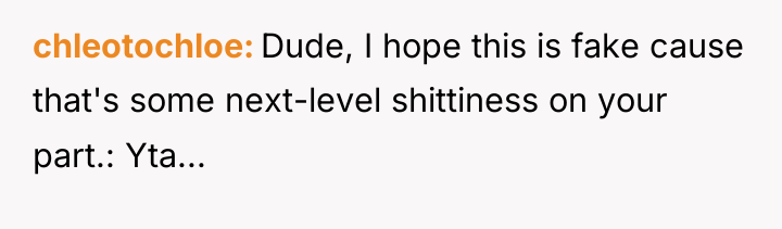 chleotochloe Dude, I hope this is fake cause that's some...