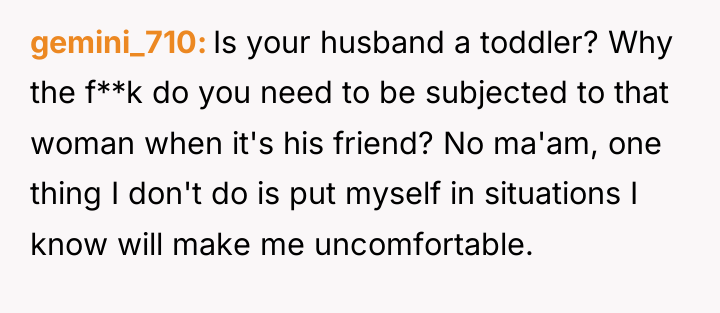 gemini_710 Is your husband a toddler? Why the f**k do...