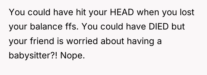 You could have hit your HEAD when you lost your...