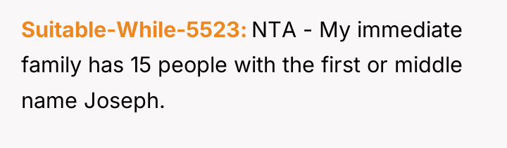 Suitable-While-5523 NTA - My immediate family has 15 people with...