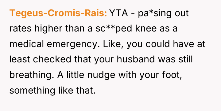Tegeus-Cromis-Rais YTA - pa*sing out rates higher than a sc**ped...