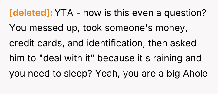 [deleted] YTA - how is this even a question? You...