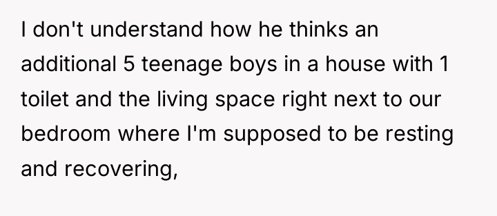 I don't understand how he thinks an additional 5 teenage...