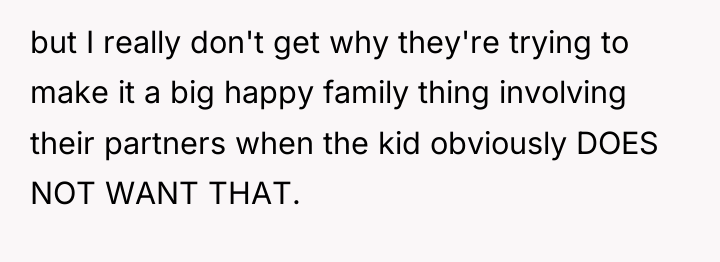 but I really don't get why they're trying to make...
