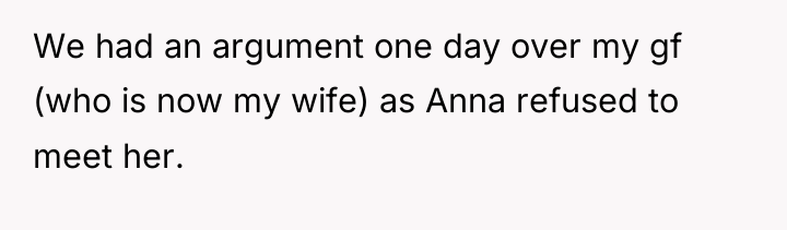 We had an argument one day over my gf (who...