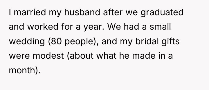 I married my husband after we graduated and worked for...