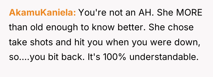 AkamuKaniela You're not an AH. She MORE than old enough...