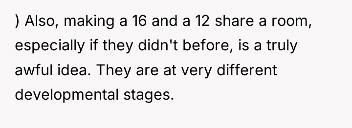 ) Also, making a 16 and a 12 share a...