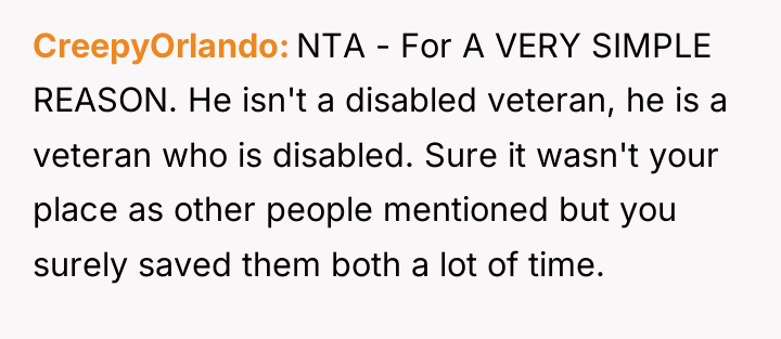 CreepyOrlando NTA - For A VERY SIMPLE REASON. He isn't...