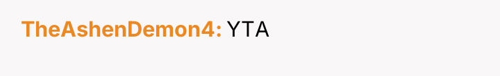 TheAshenDemon4 YTA