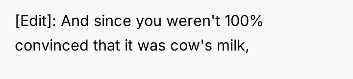 [Edit]: And since you weren't 100% convinced that it was...