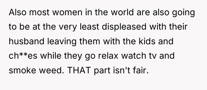 Also most women in the world are also going to...