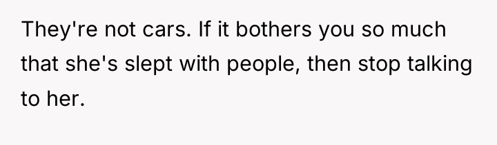 They're not cars. If it bothers you so much that...