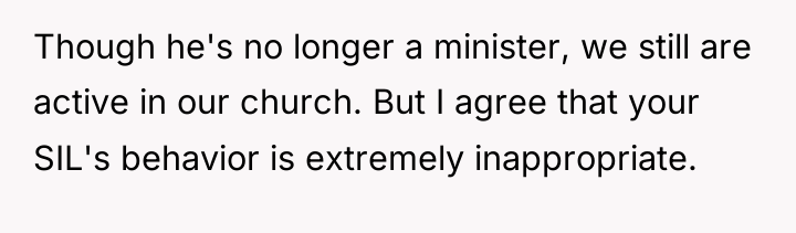 Though he's no longer a minister, we still are active...