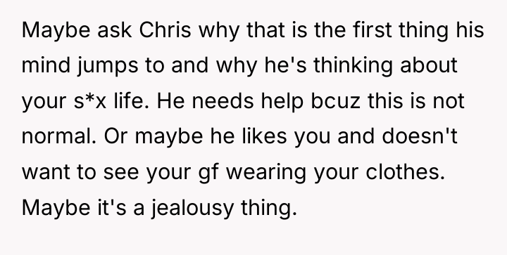 Maybe ask Chris why that is the first thing his...