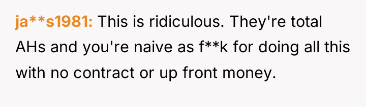 ja**s1981 This is ridiculous. They're total AHs and you're naive...