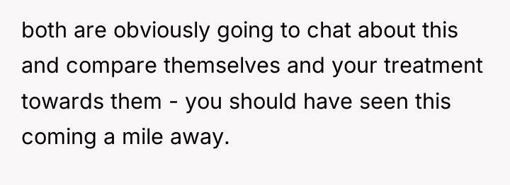 both are obviously going to chat about this and compare...